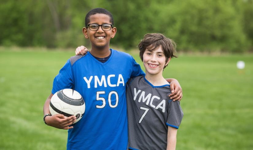 friends playing sports